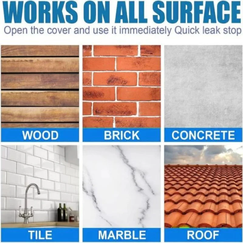 Hydra Waterproof Agent (250g With Brush) – Instant Transparent Water-Tight Leakage Sealer for Roof, Wall & Floor